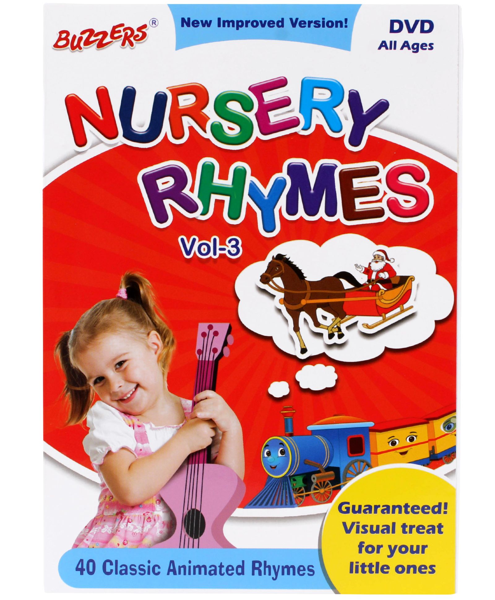 Buzzers Nursery Rhymes 40 Classic Animated Rhymes Voume 3 DVD