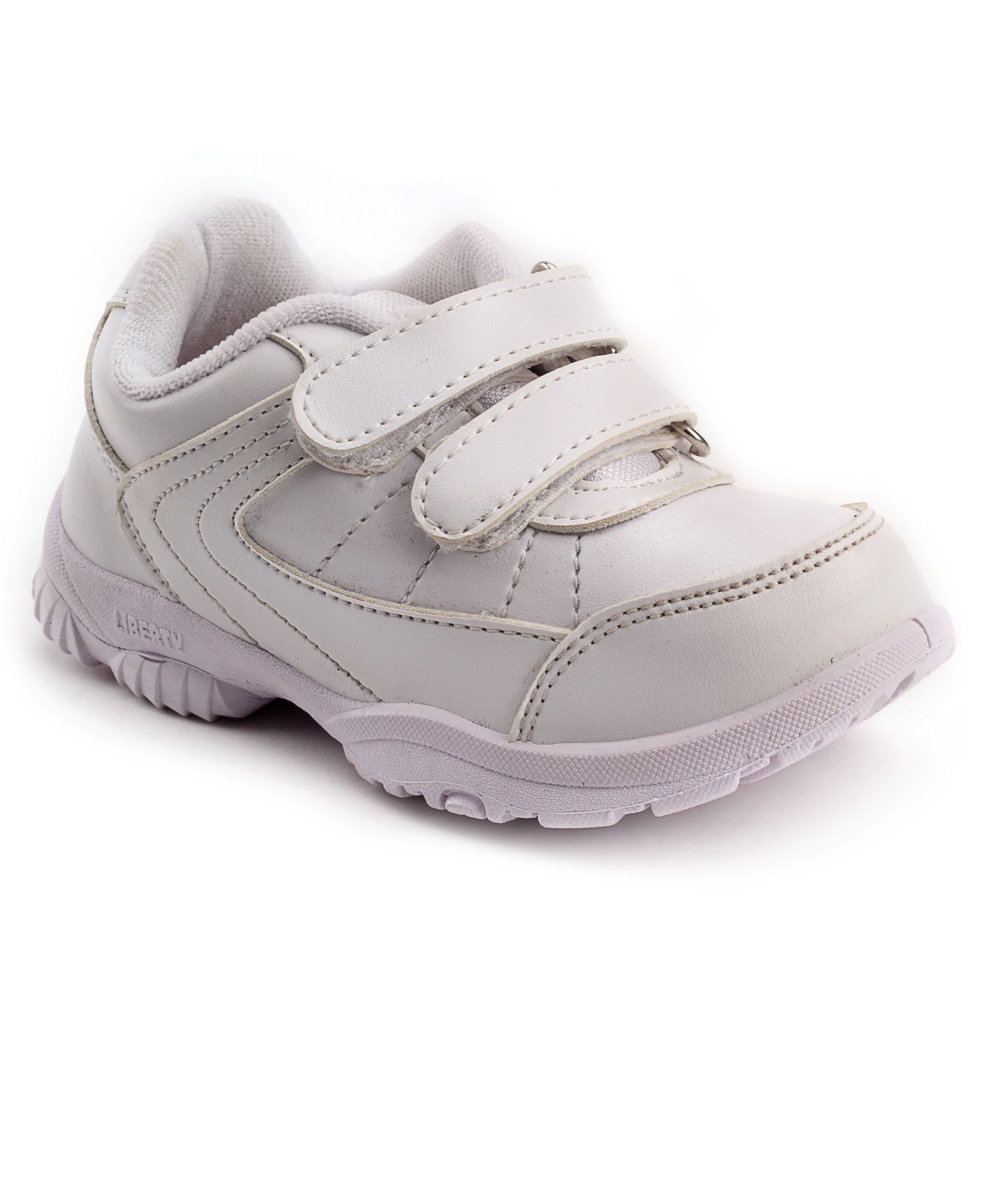 velcro white school shoes