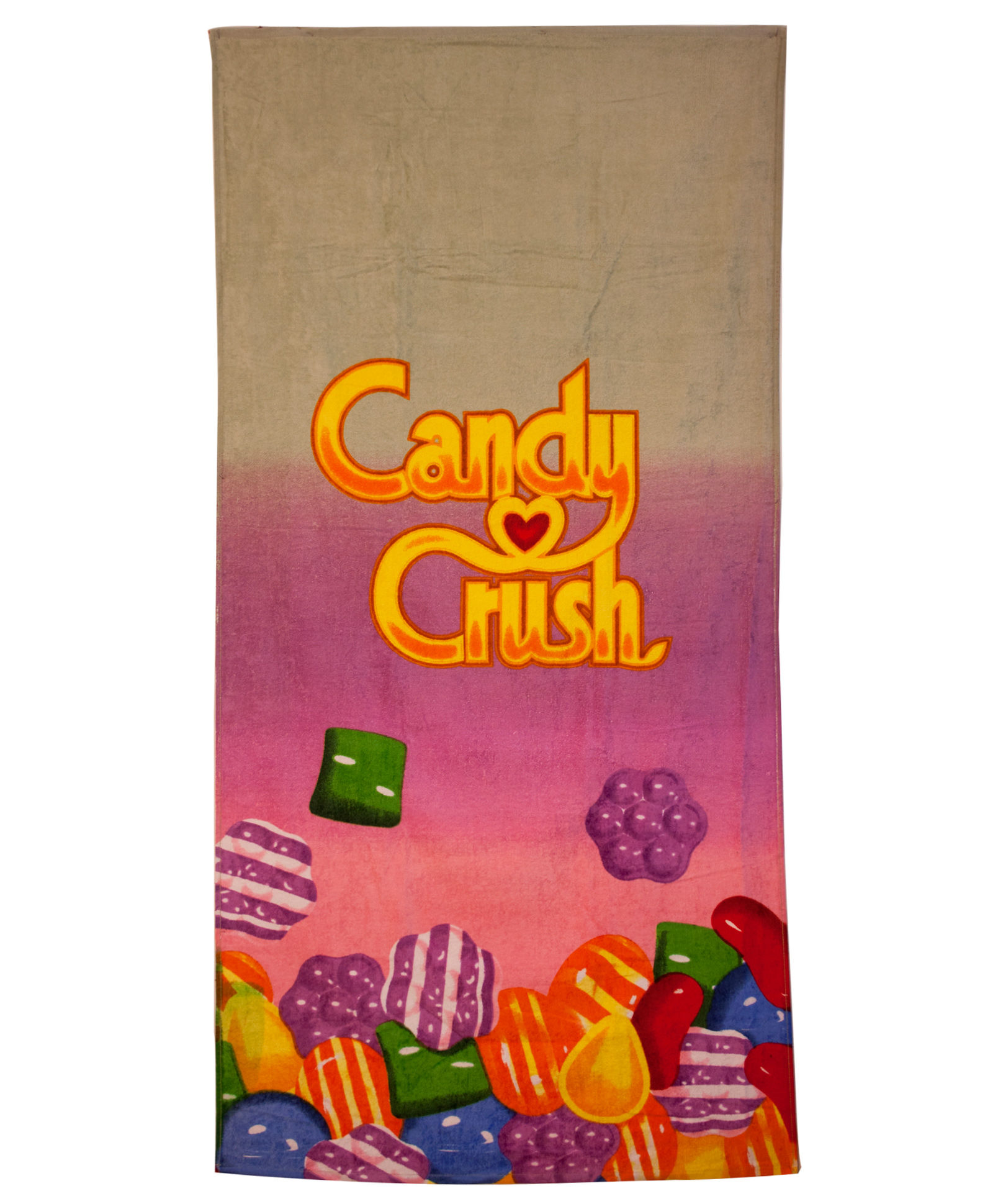 Candy Crush Print Bath Towel - Multicolor