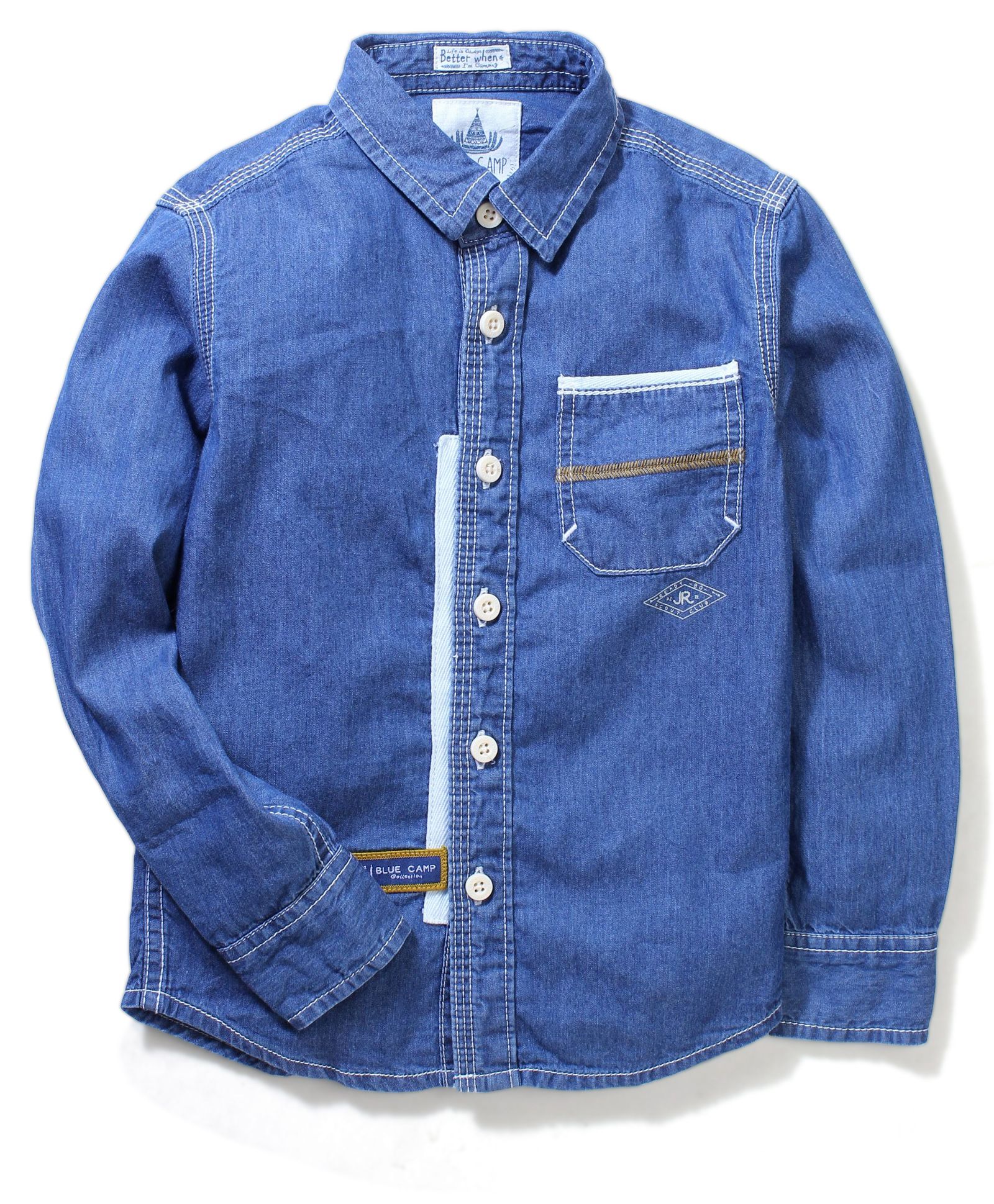 Blue Camp Full Sleeves Shirt