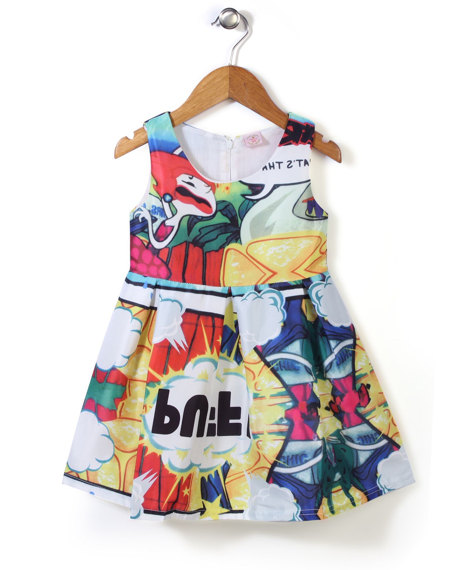 Peach Girl Dress - Multicolour