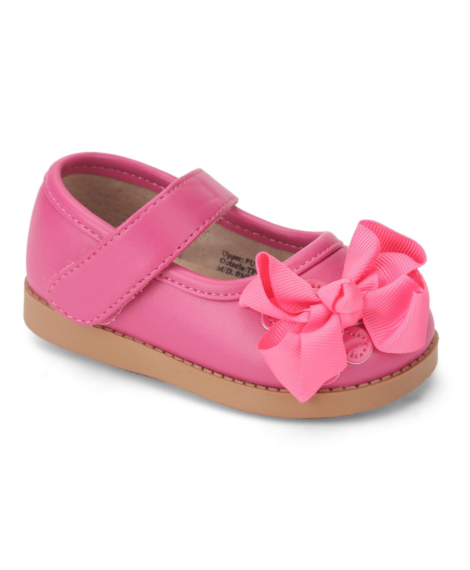 Mooshu Trainers Baby Shoes With Flower - Pink