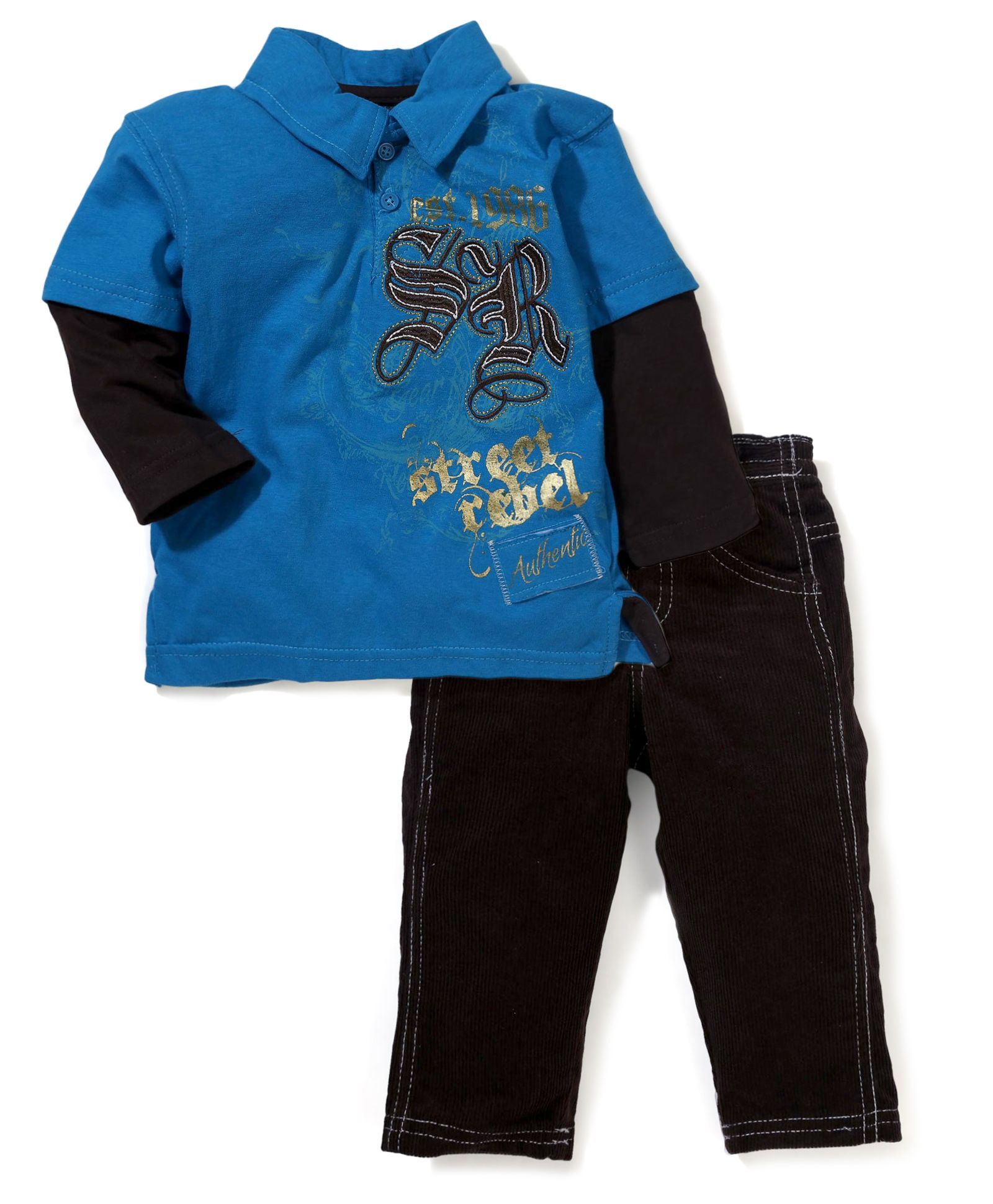 Little Rebels 2 Piece Pant & T-Shirt Set