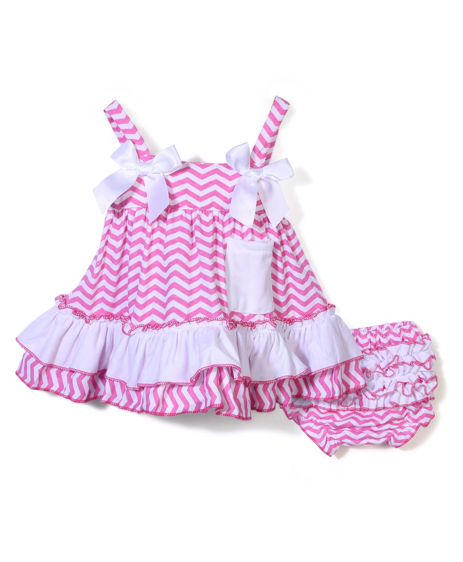 Wenchoice Frilled Dress With Bloomer - Pink