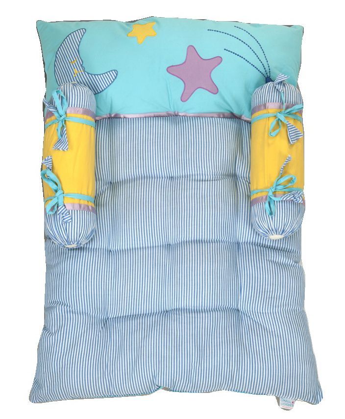 Blooming Buds Sweet Lullaby Mattress Set - Blue