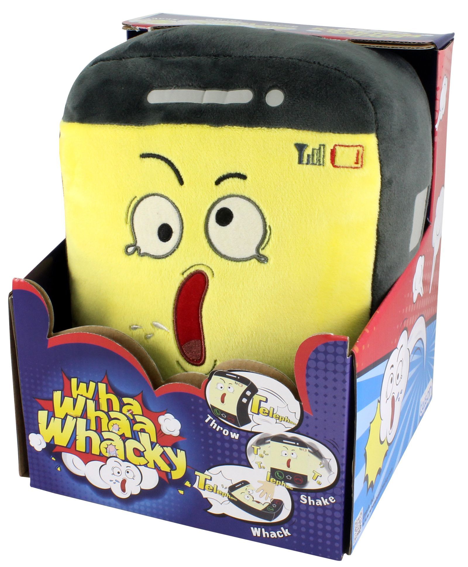 Tiason Toys Wha Wha Whacky Phone Yellow And Black - 24 cm