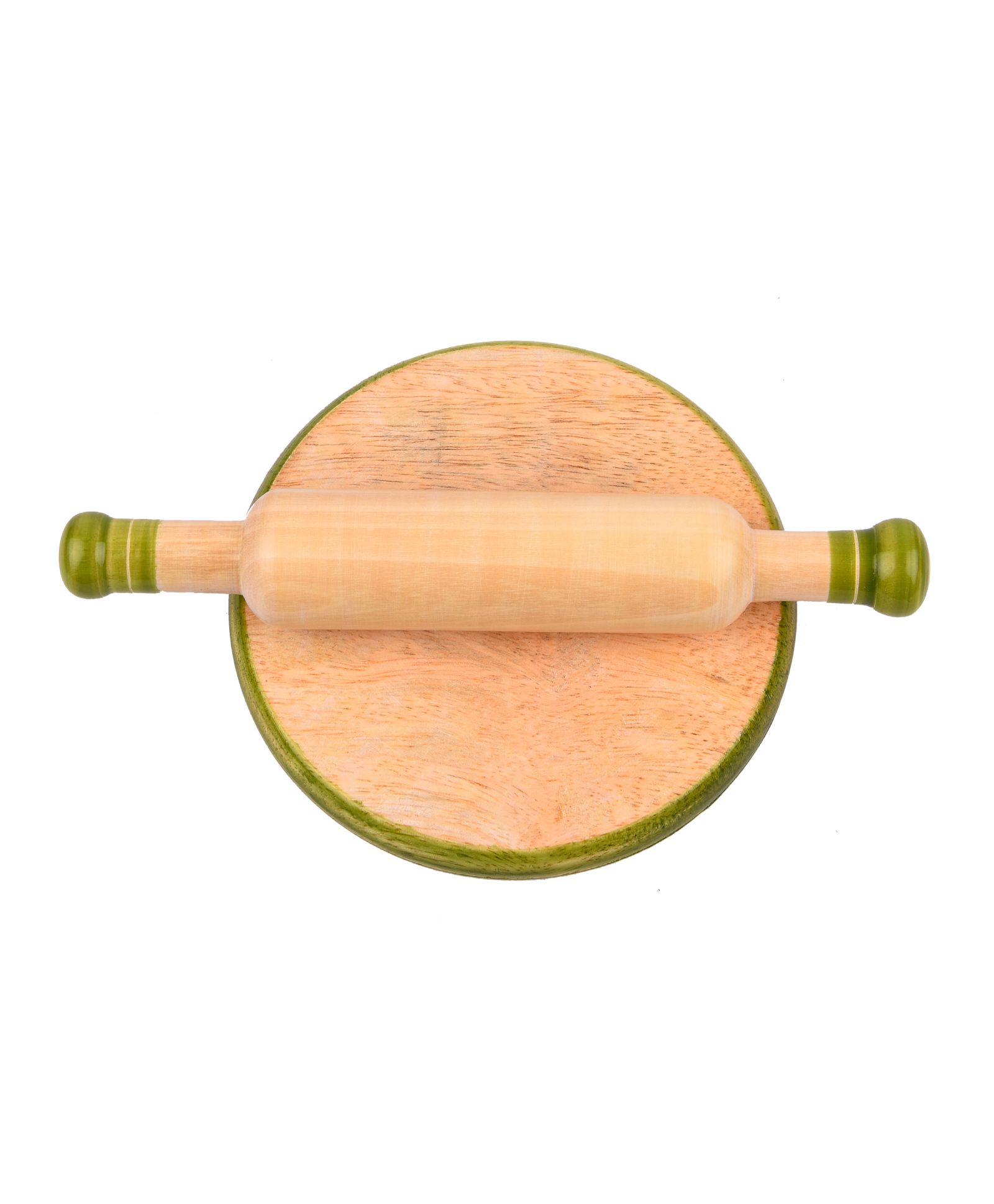 Playthings Wooden Roti Polpat and Rolling Pin