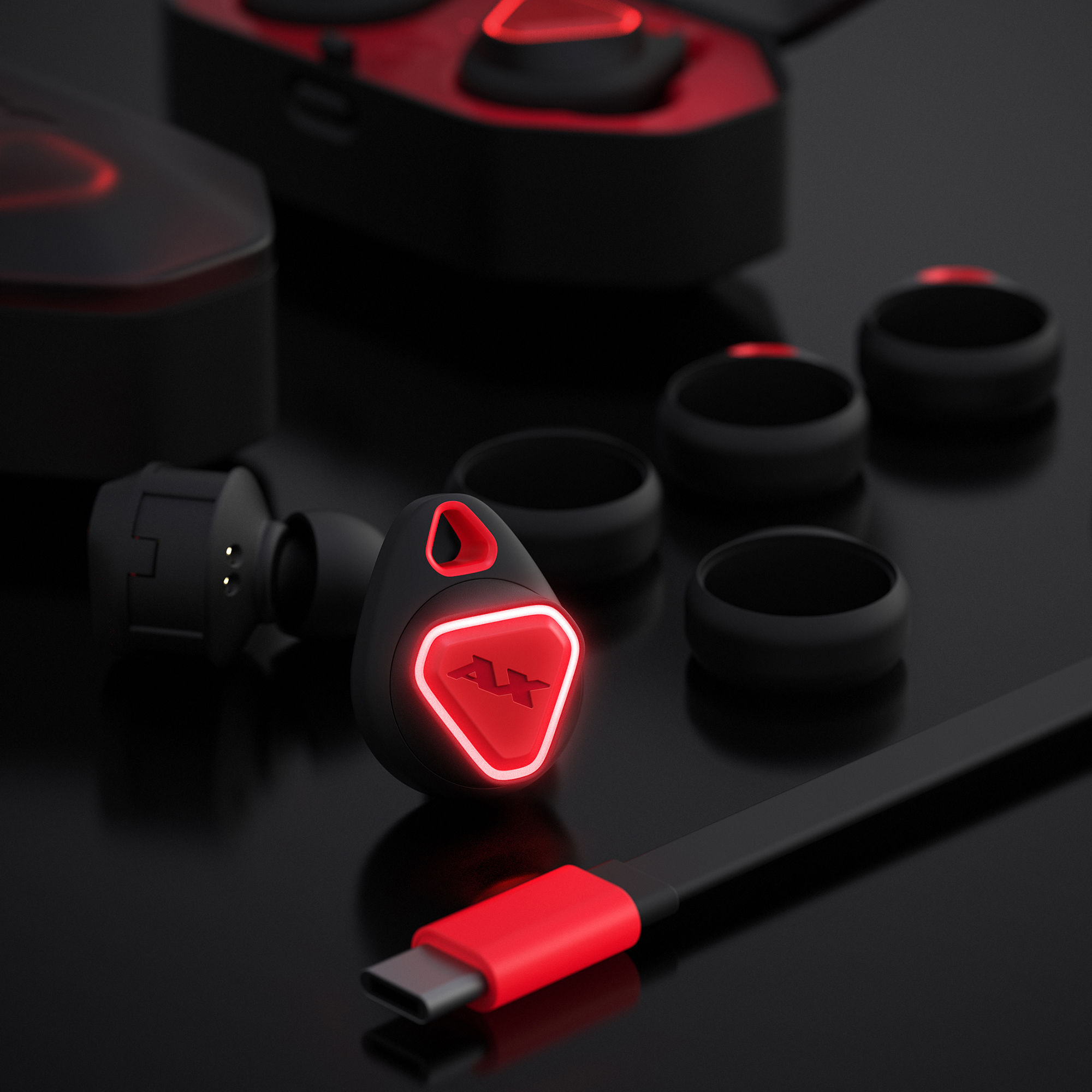 AxumGear SPRINT Wireless Workout Earbuds(Set of 3)
