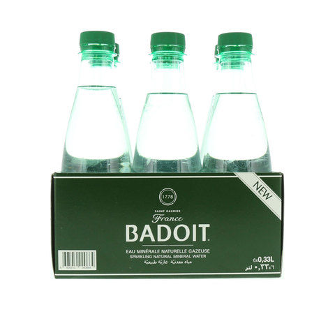 Badoit Sparkling Natural Mineral Water 330mlx6