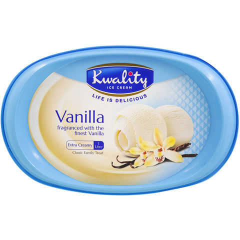 Kwality Ice Cream Vanilla 1L