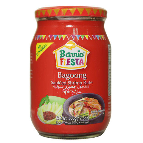 Barrio Fiesta Bagoong Sautéed Shrimp Paste Spicy 500g