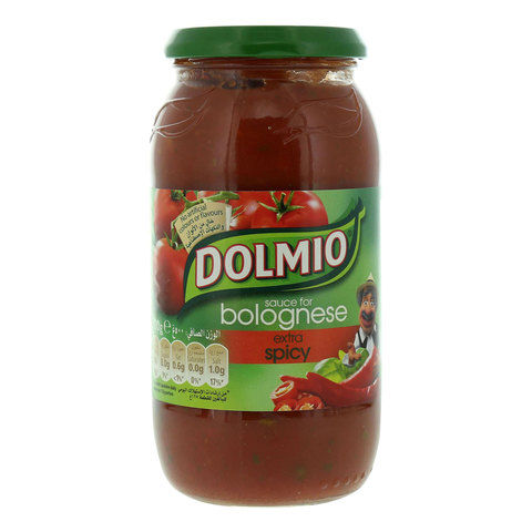 Dolmio Extra Spicy Sauce For Bolognese 500g