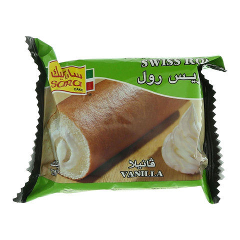 Sara Cake Swiss Roll Vanilla Cake 75g