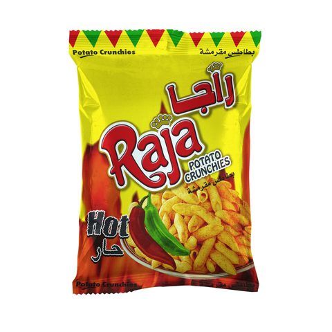 Raja Potato Crunchies Hot Flavor 70g