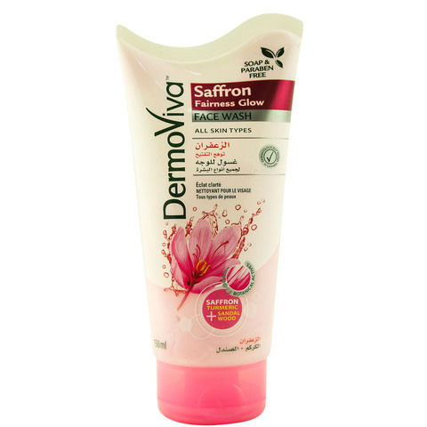 Dermoviva Saffron Fairness Glow Facewash All Skin Types 150ml