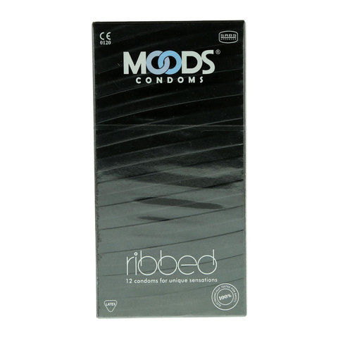 Moods Ribbed 12 Condoms