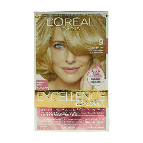 L'Oreal Excellence 9 Very Light Blonde Creme