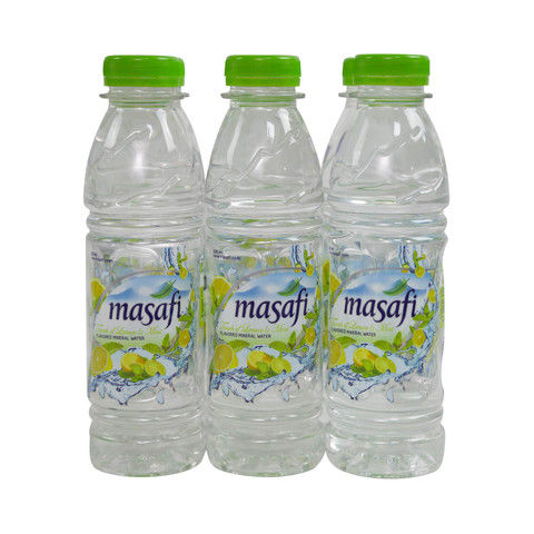 Masafi Flavored Mineral Water Lemon & Mint 500ml x6
