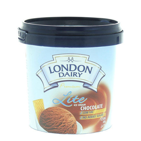 London Dairy Ice Cream Lite Chocolate 125ml