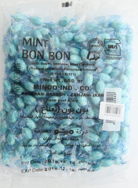 Minoo Bon O Bon Mint 800g