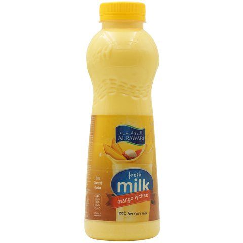 Al Rawabi Fresh Milk Mango Lychee 500ml