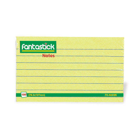 Fantastick Notes 3X5 Ruled