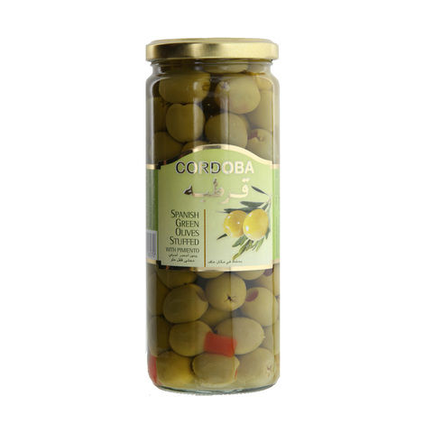 Cordoba Spanish Green Olives Stuffed with Pimiento 450g