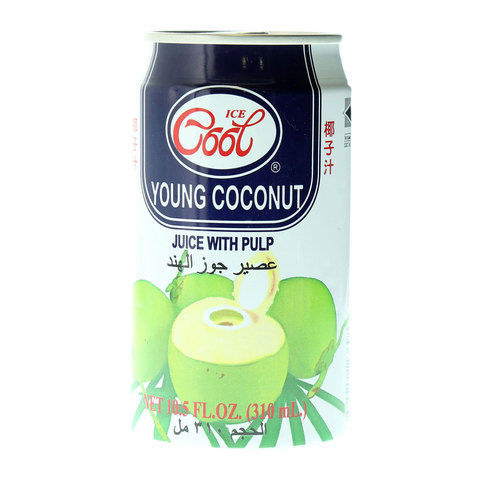 Ice Cool Young Coconut Juice With Pulp 310ml
