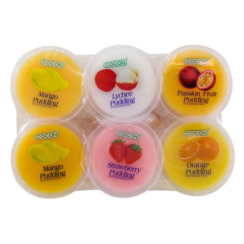 Cocon Pudding Assorted Flavour 80g x6
