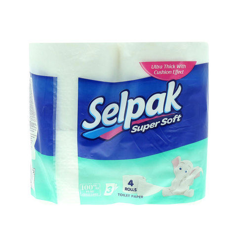 Selpak Super Soft Toilet Paper 4 Rolls