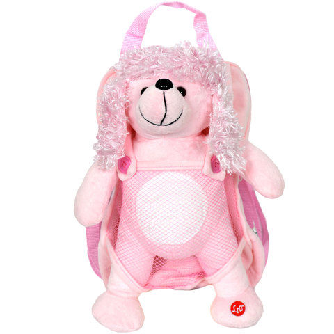 Cuddles Bagpack Poodle Pinky 35Cm