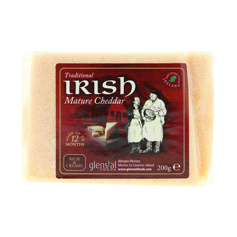 Glensal Irish Mature Coloured Cheddar 200g