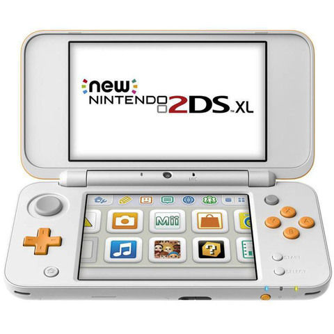Nintendo New 2DSXL Orange&White+2 Assorted Games