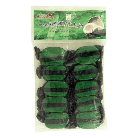 Aling Conching Native Products Toasted Wheat Cake with Young Coconut & Screwpine (Polvoron Buko Pandan) 170g