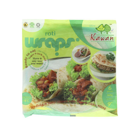 Kawan Roti Wraps Ready To Eat 360g