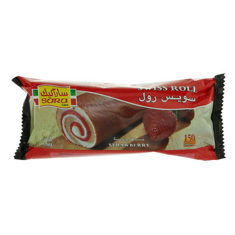 Sara Cake Swiss Roll Cake Strawberry 150g