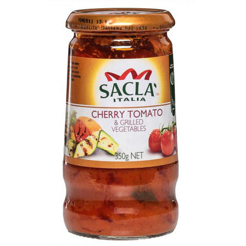 Sacla Italia Cherry Tomato & Grilled Vegetables Sauce 350g