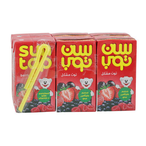 Sun Top Berry Mix Fruit Drink 125ml x6