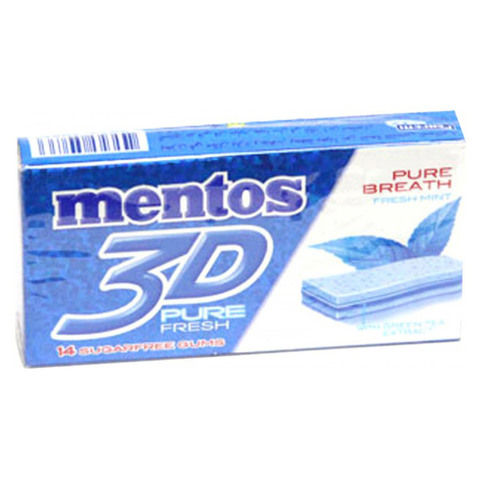 Mentos 3D Pure Fresh Chewing Gum 33g