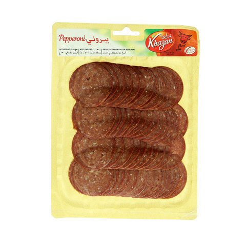 Khazan Beef Pepperoni Sliced 250g
