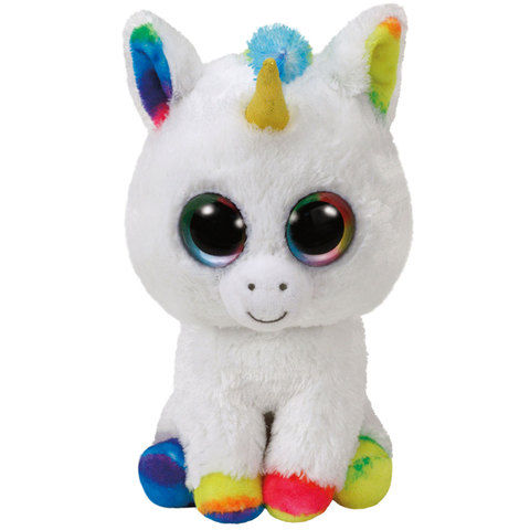 Ty Beanie Boos Pixy - White Unicorn 9"