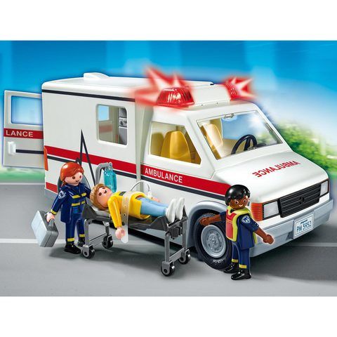 playmobil rescue ambulance playset