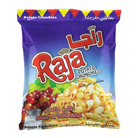 Raja Salt & Vinegar Potato Crunchies 15g