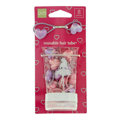 Qvs 8 Pieces Reusable Hair Tube