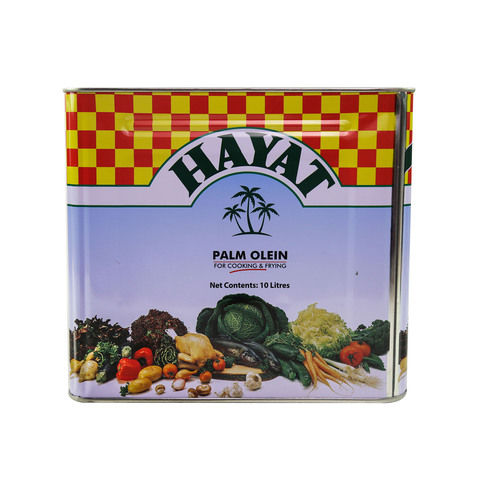 Hayat Palm Olein For Cooking & Frying 10L