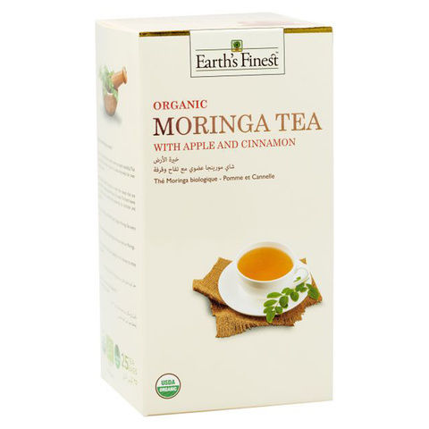 Earth's Finest  Moringa Tea Apple & Cinnamon 37.5g