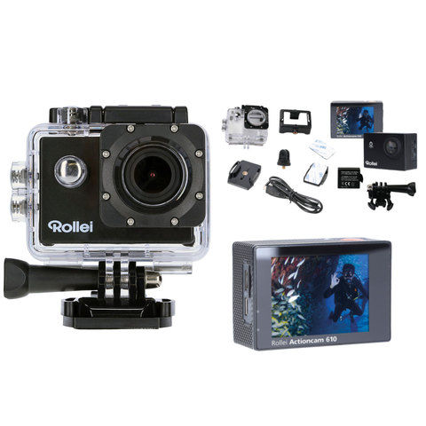 Rollei Action Camera 610 + Accessories