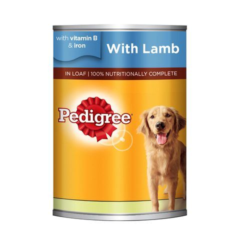 PEDIGREE® Lamb Wet Dog Food Can 400g