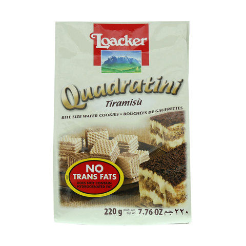 Loacker Quadratini Tiramisu 220g