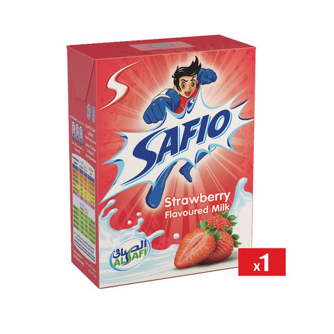 Safio UHT Milk Strawberry 125g